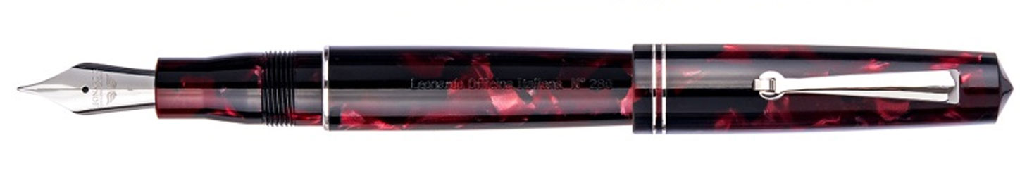 Leonardo Momentos Zero Red Marbled HT Fountain pen
